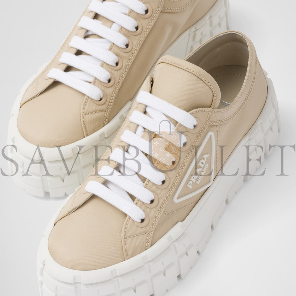PRADA DOUBLE WHEEL RE-NYLON GABARDINE SNEAKERS 1E260M PRADA DOUBLE WHEEL RE-NYLON GABARDINE SNEAKERS 1E260M